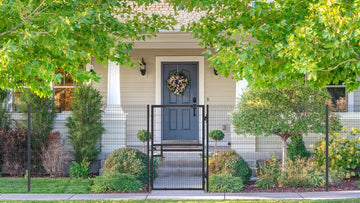 Gate image by front door