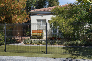 Metal fences with clear view