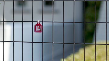 Betafence fence with tag