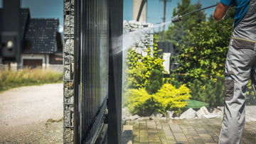 Close up clear view mesh metal fencing