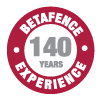 140 year icon Betafence