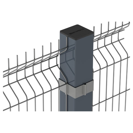  DeltaView metal fence post 2.7m with cap