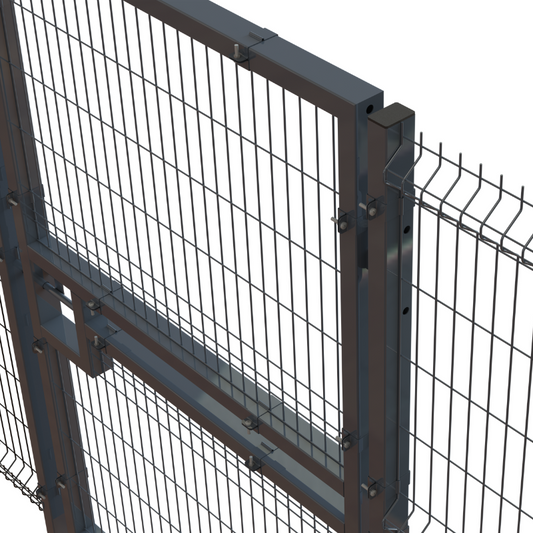 The Betafence 1.71m EasyView Gate - Close Up view