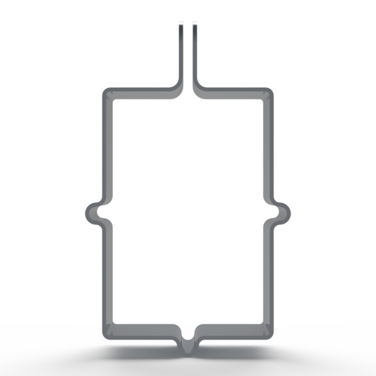 The Betafence Steel Metal Fixator - Profile View