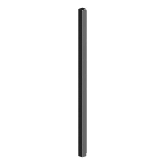 Anthracite metal Post 2.4m for Palisade fence system 1750mm
