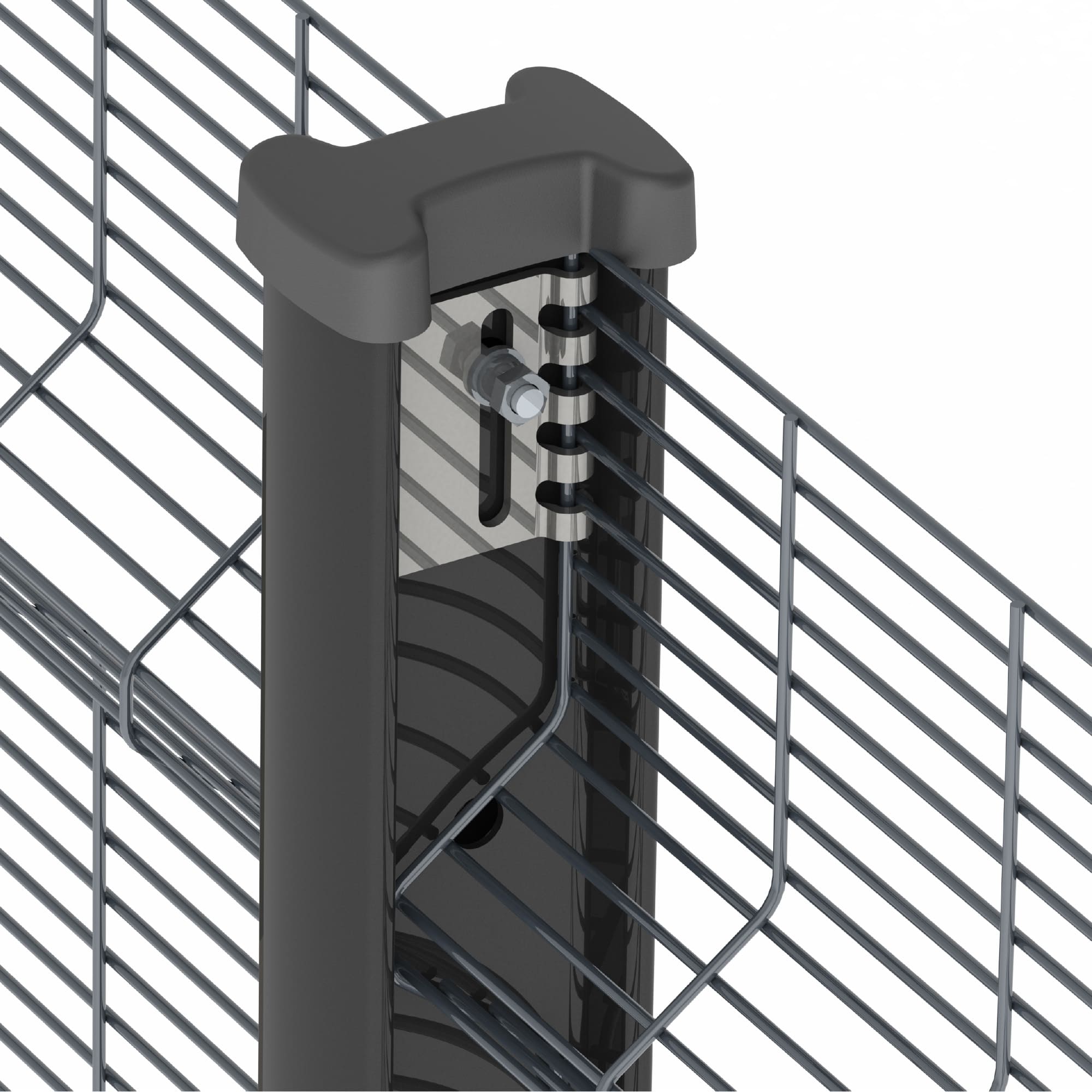Posts and Accessories for DeltaView Secure Fencing