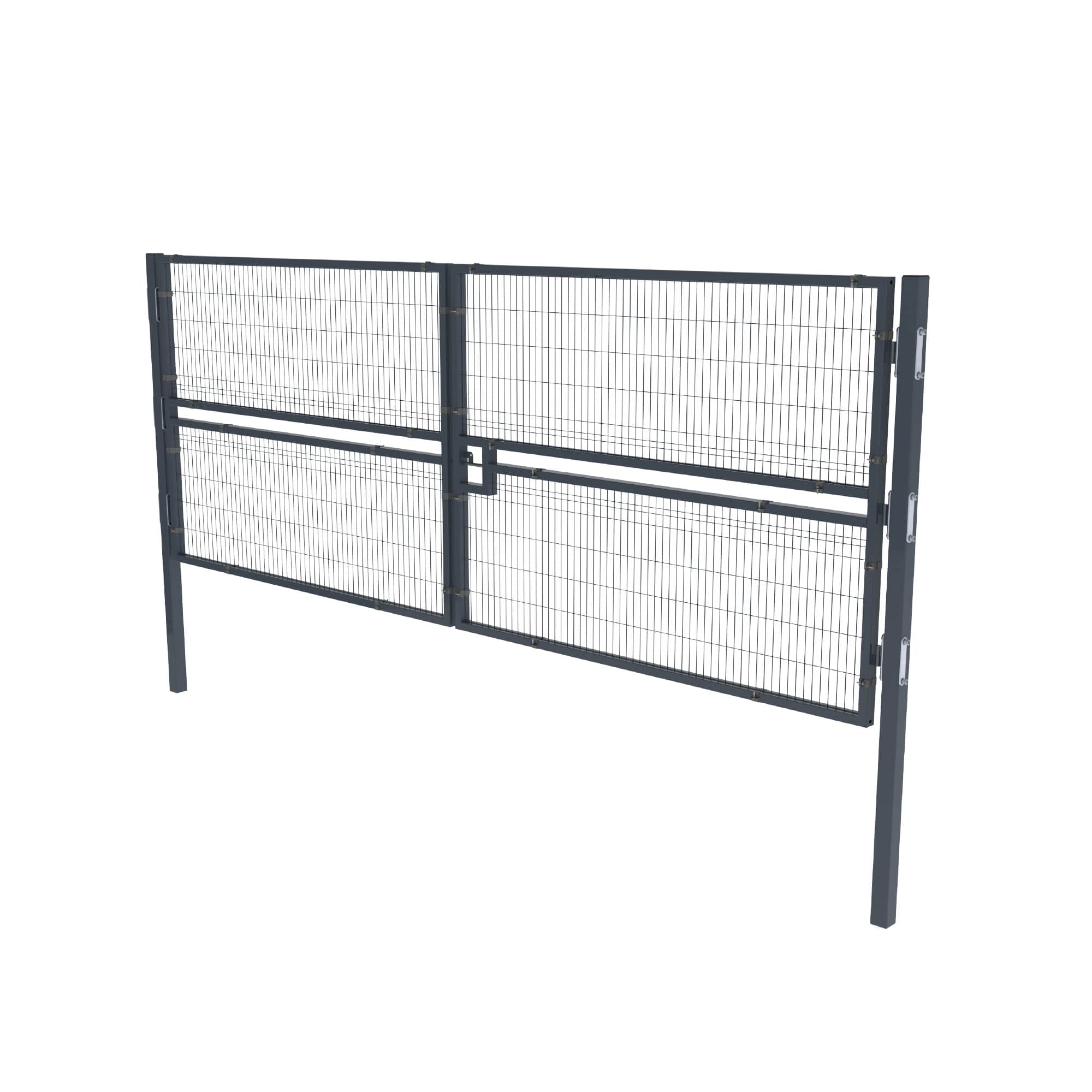 Easyview Swing D/L 300mm X 1715mm - PES Coated Swing Gates