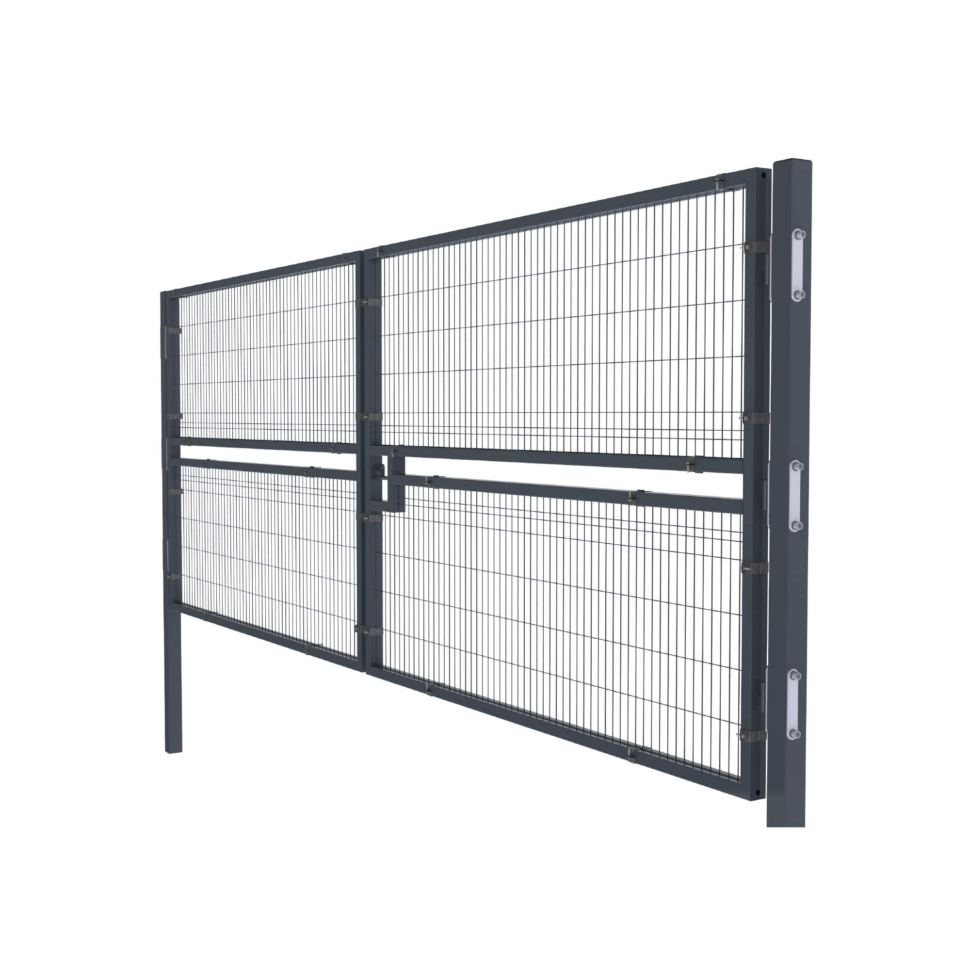 Easyview Swing D/L 300mm X 1715mm - PES Coated Swing Gates