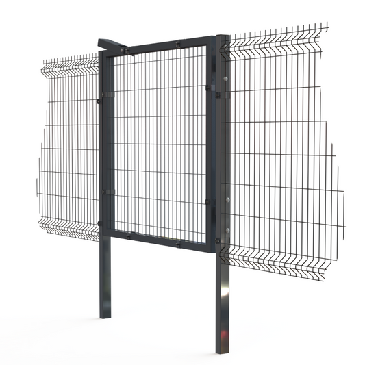 Easy-to-install outdoor gate, specifically created by Betafence to be integrated into our EasyView system