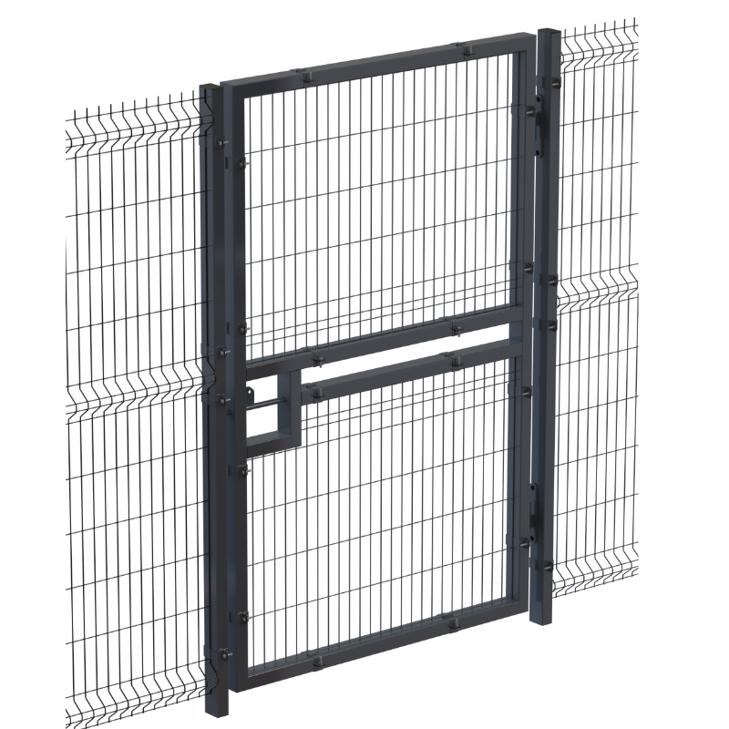 The Betafence 1.71m EasyView gate in an EasyView Fence
