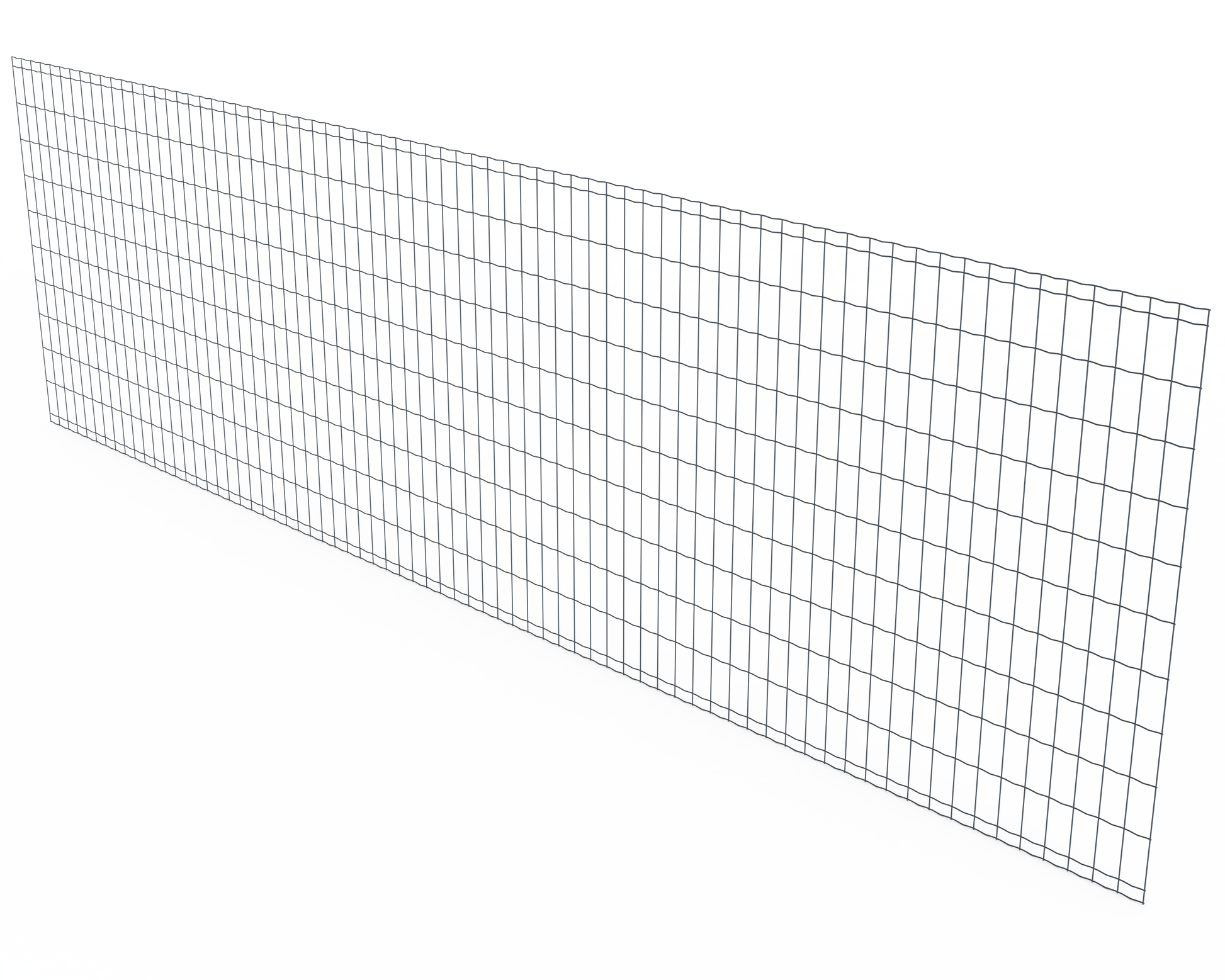 Pantanet Essential Fence 122cm x 25m Anthracite - Isometric | shop.betafence.co.za